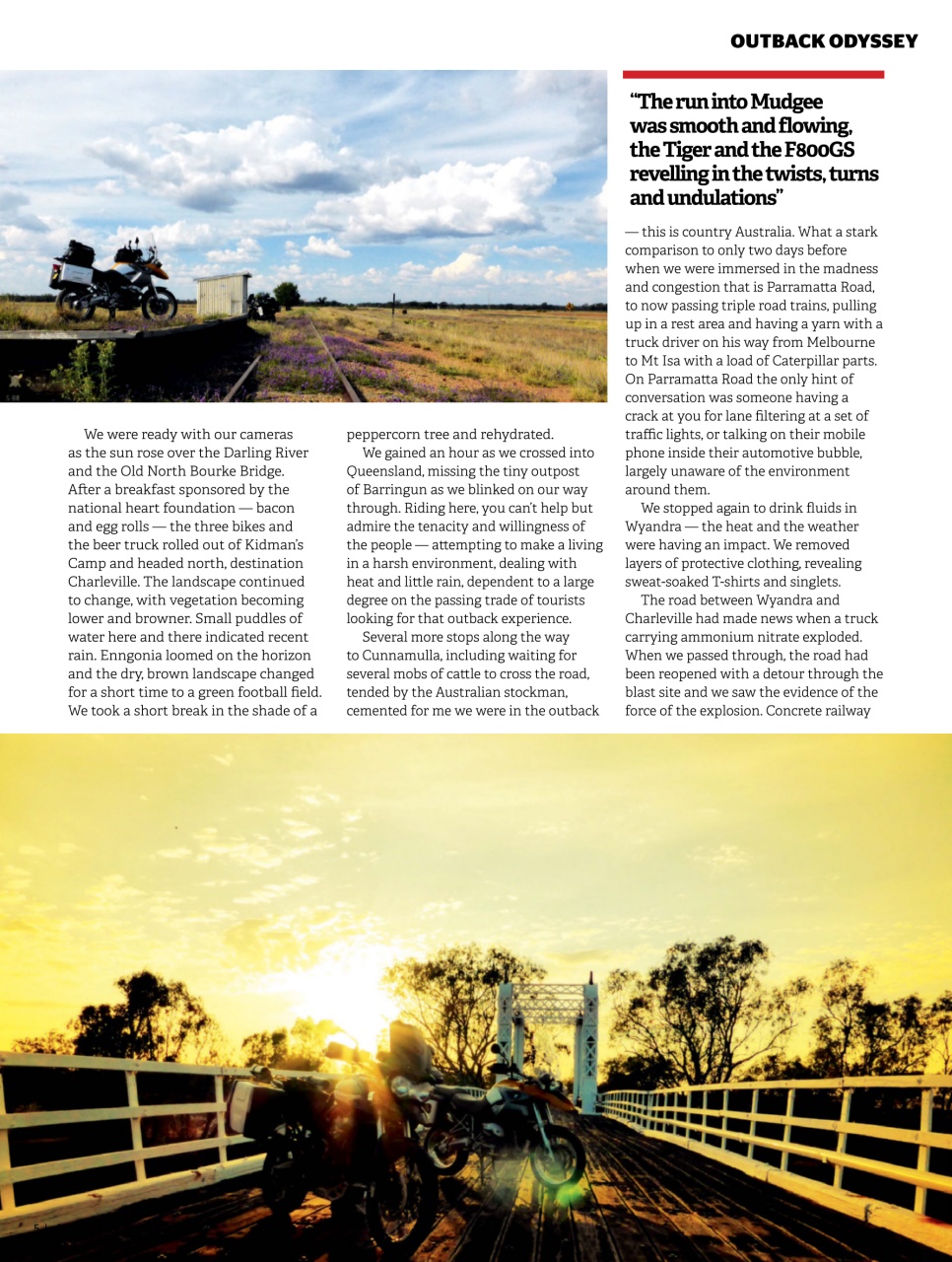 Australian Road Rider Preview Pages