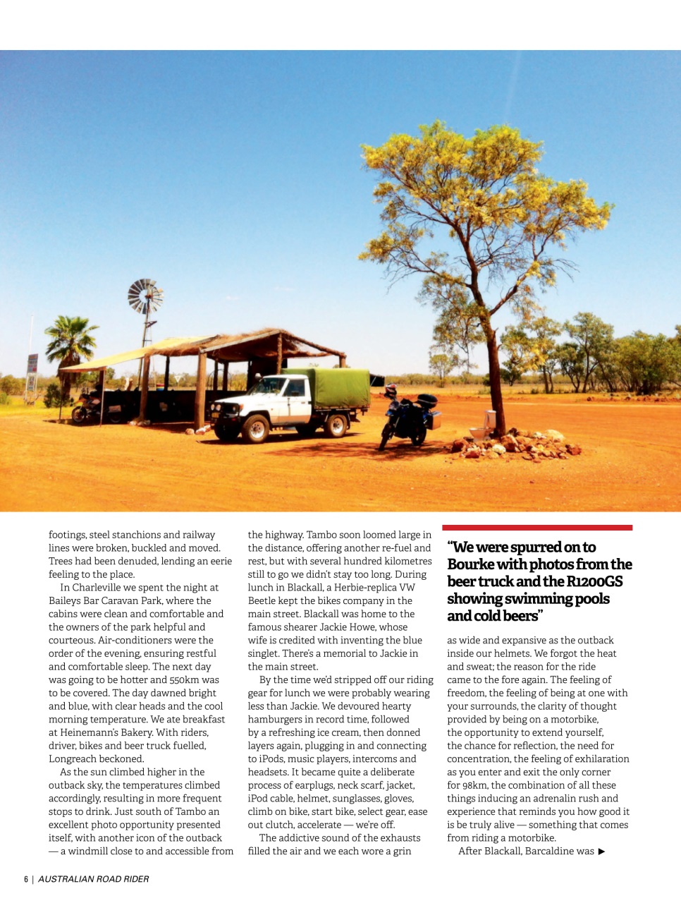 Australian Road Rider Preview Pages