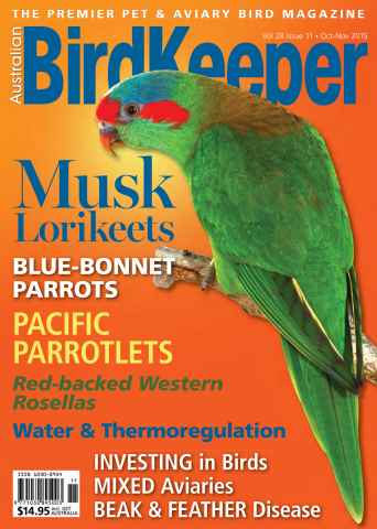 Australian Birdkeeper Magazine issue BirdKeeper Vol 28 Iss 11