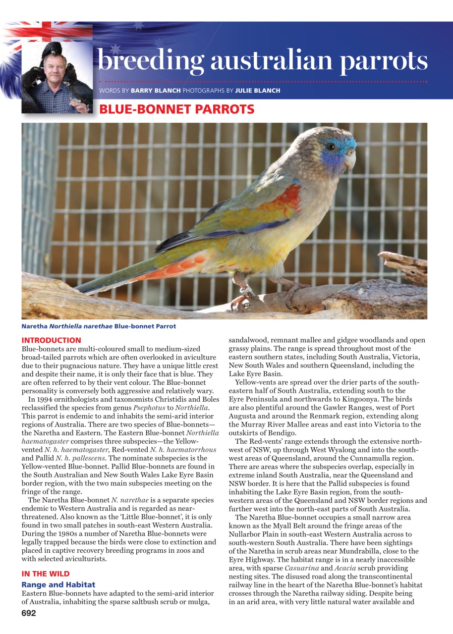 Australian Birdkeeper Magazine Preview Pages