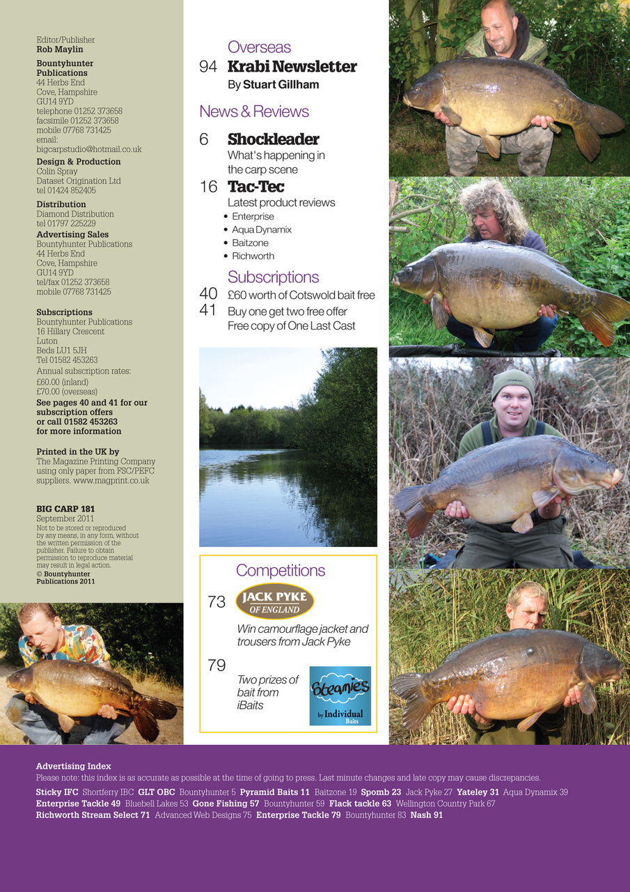 Big Carp Magazine Preview Pages