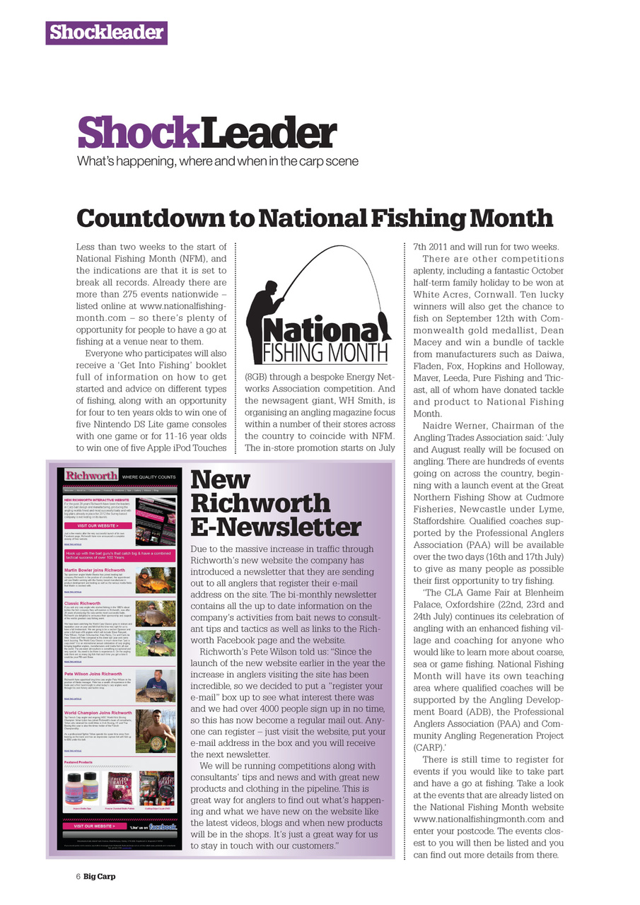 Big Carp Magazine Preview Pages
