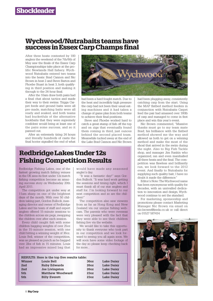 Big Carp Magazine Preview Pages
