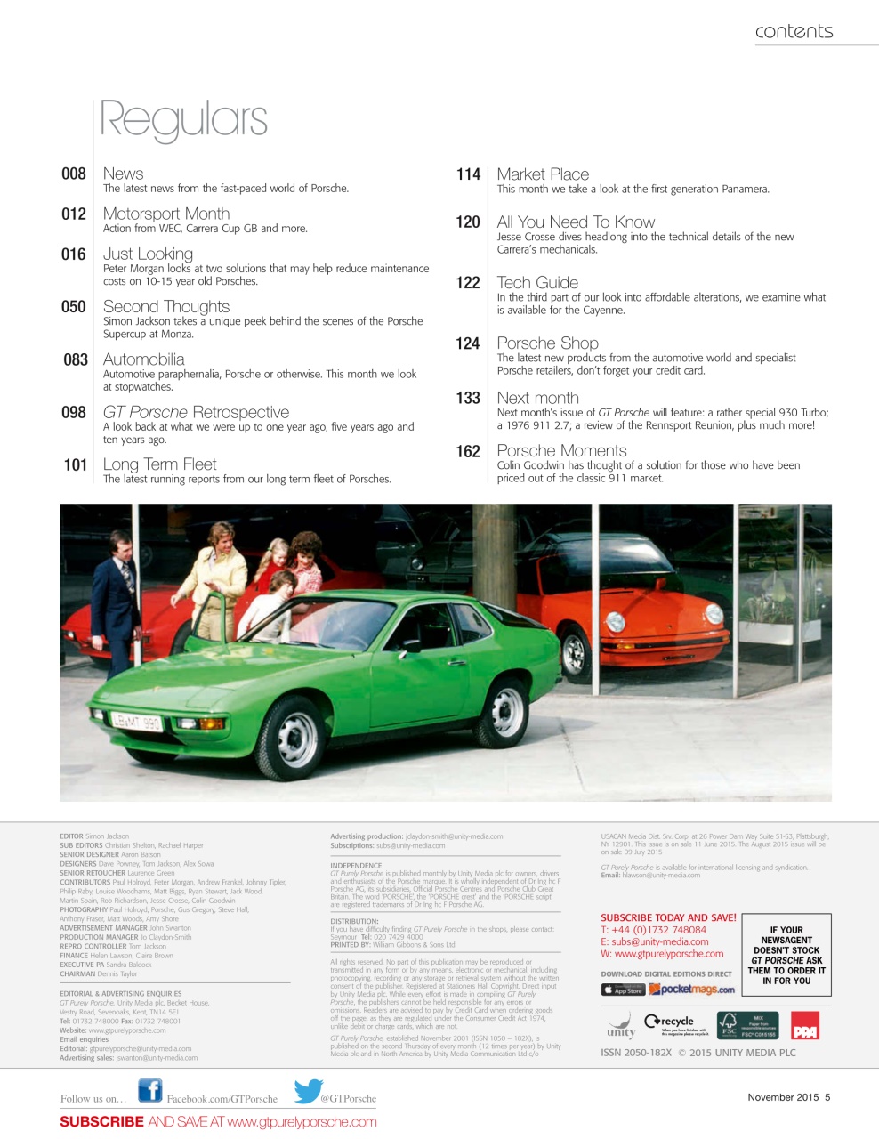 GT Porsche Preview Pages