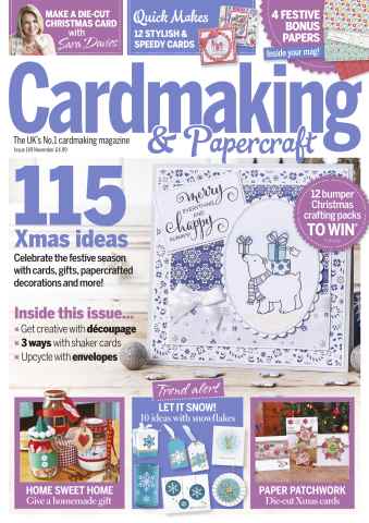 Cardmaking & Papercraft issue November 2015