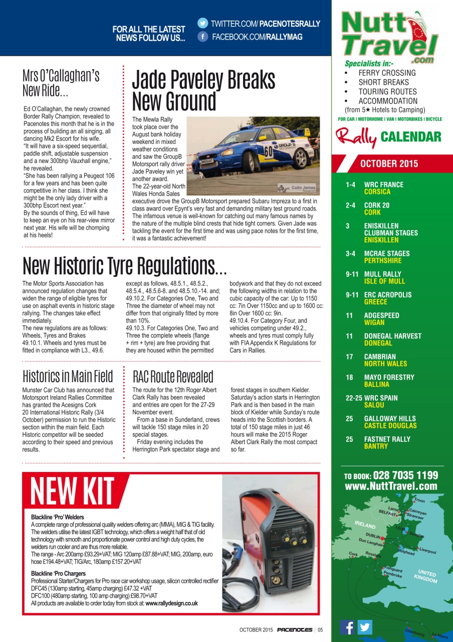 Pacenotes Rally magazine Preview Pages