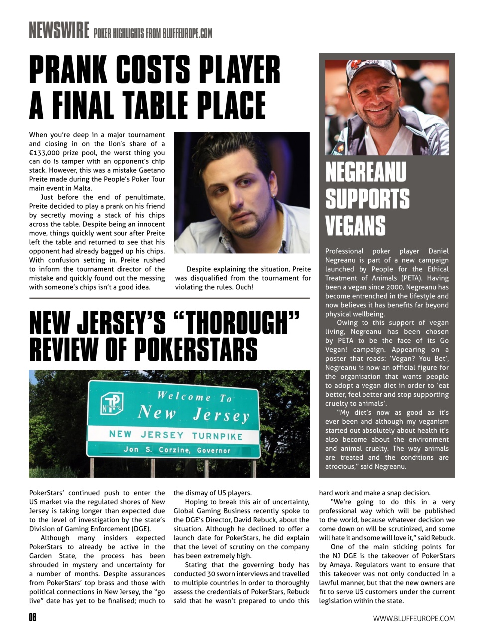 Bluff Europe Preview Pages
