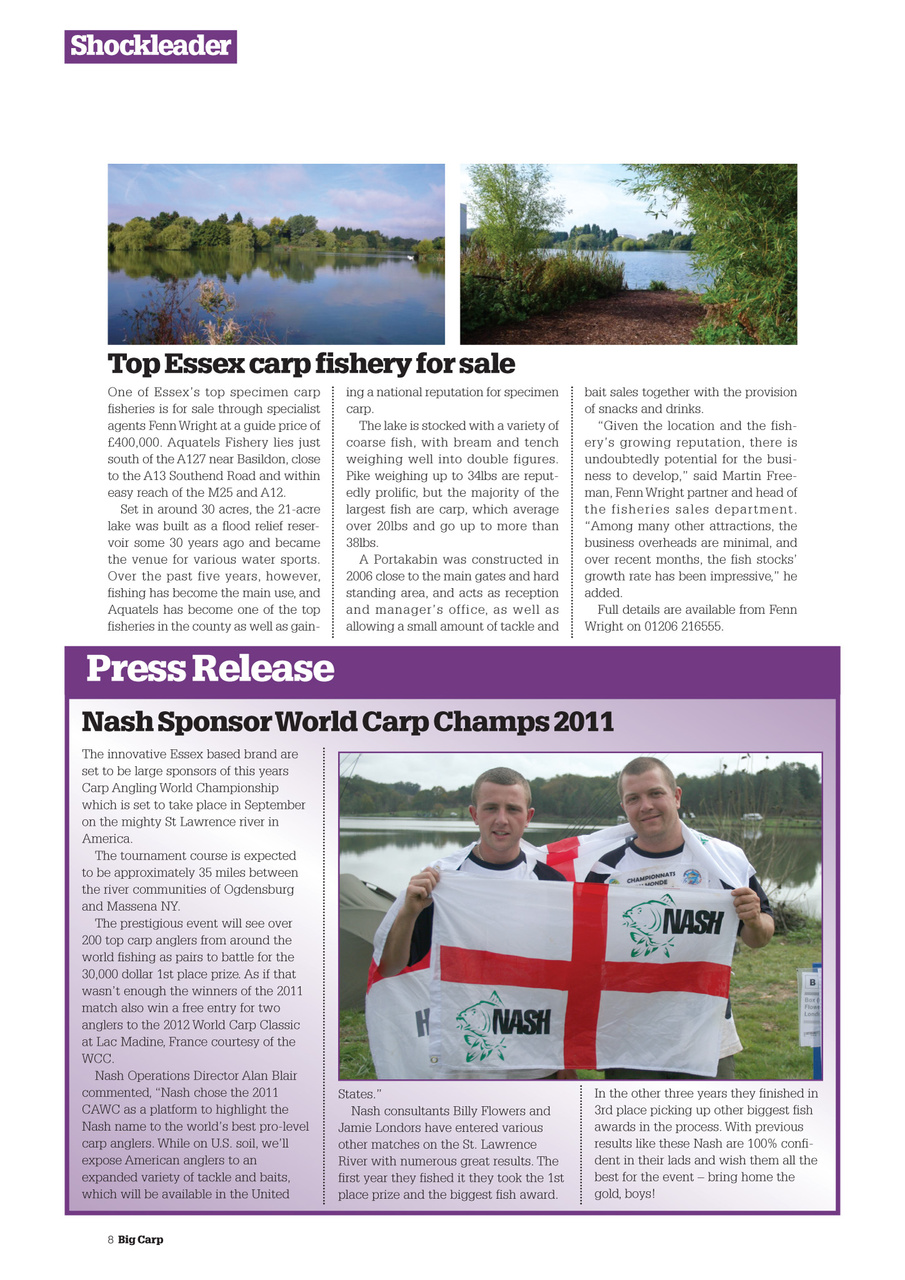 Big Carp Magazine Preview Pages