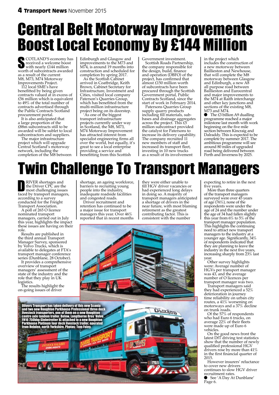 Transport News Preview Pages