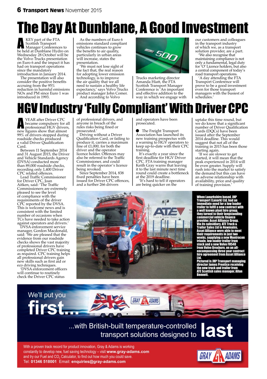 Transport News Preview Pages