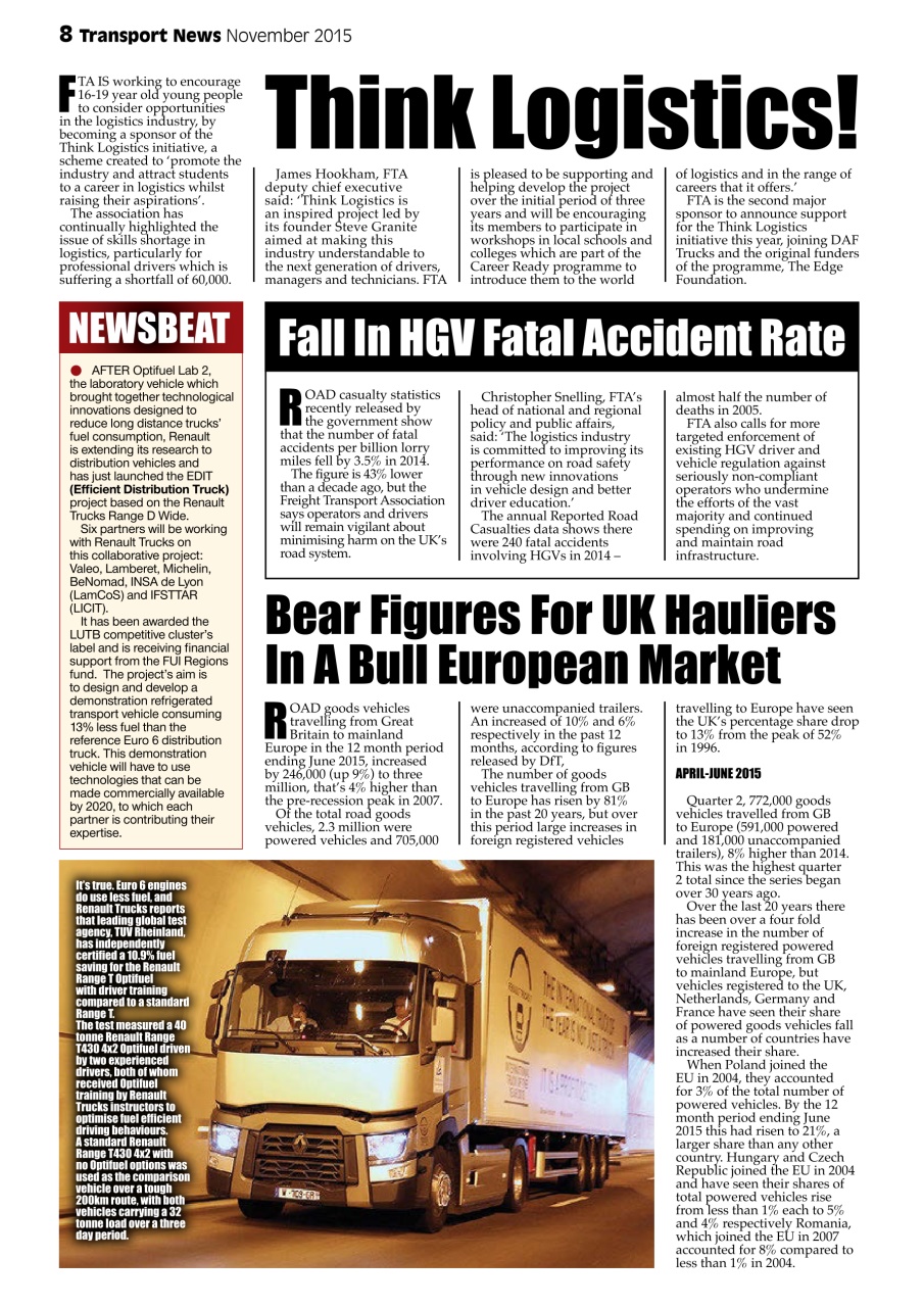 Transport News Preview Pages