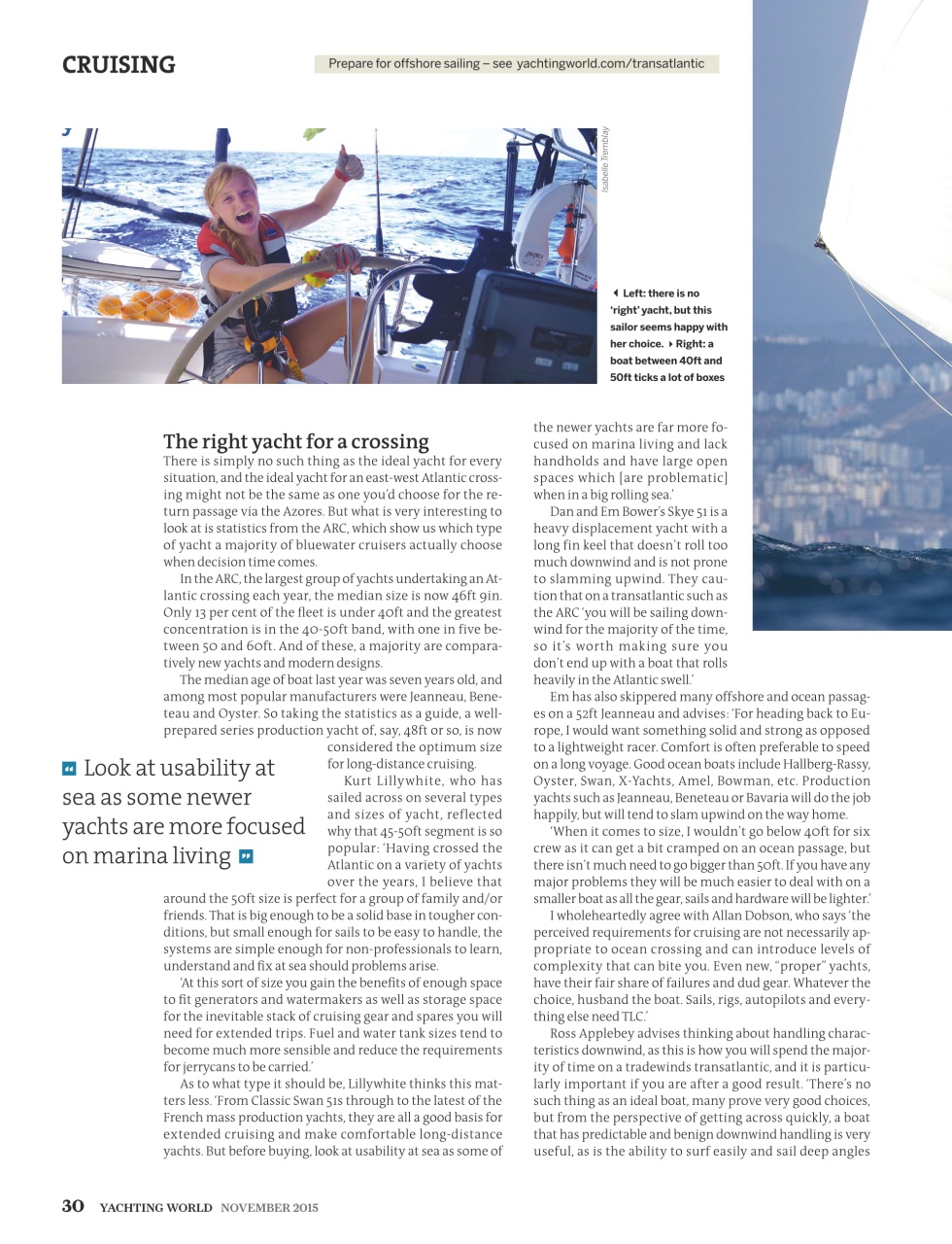 Yachting World Preview Pages