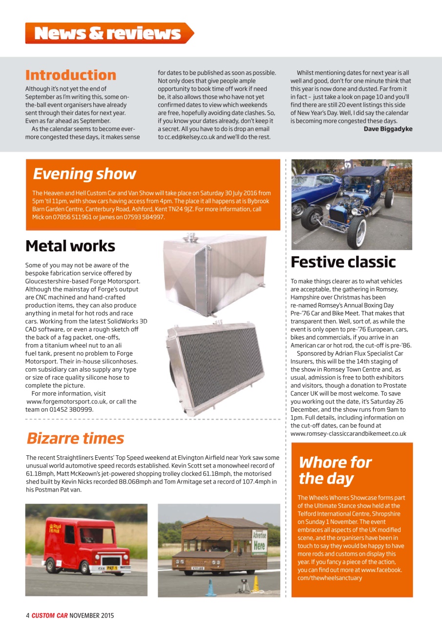 Custom Car Preview Pages