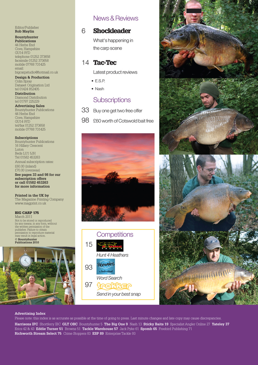 Big Carp Magazine Preview Pages