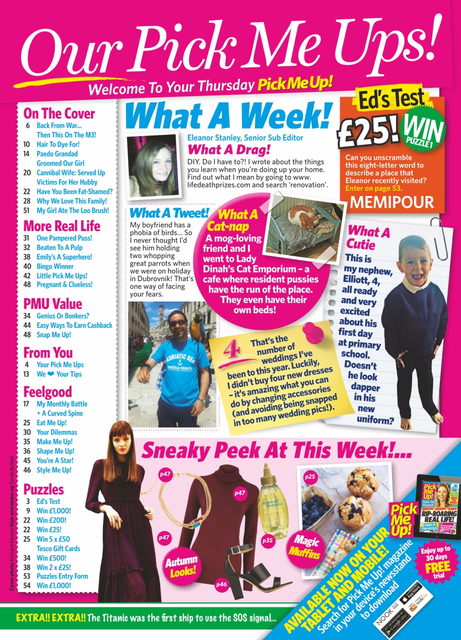 Pick Me Up Preview Pages