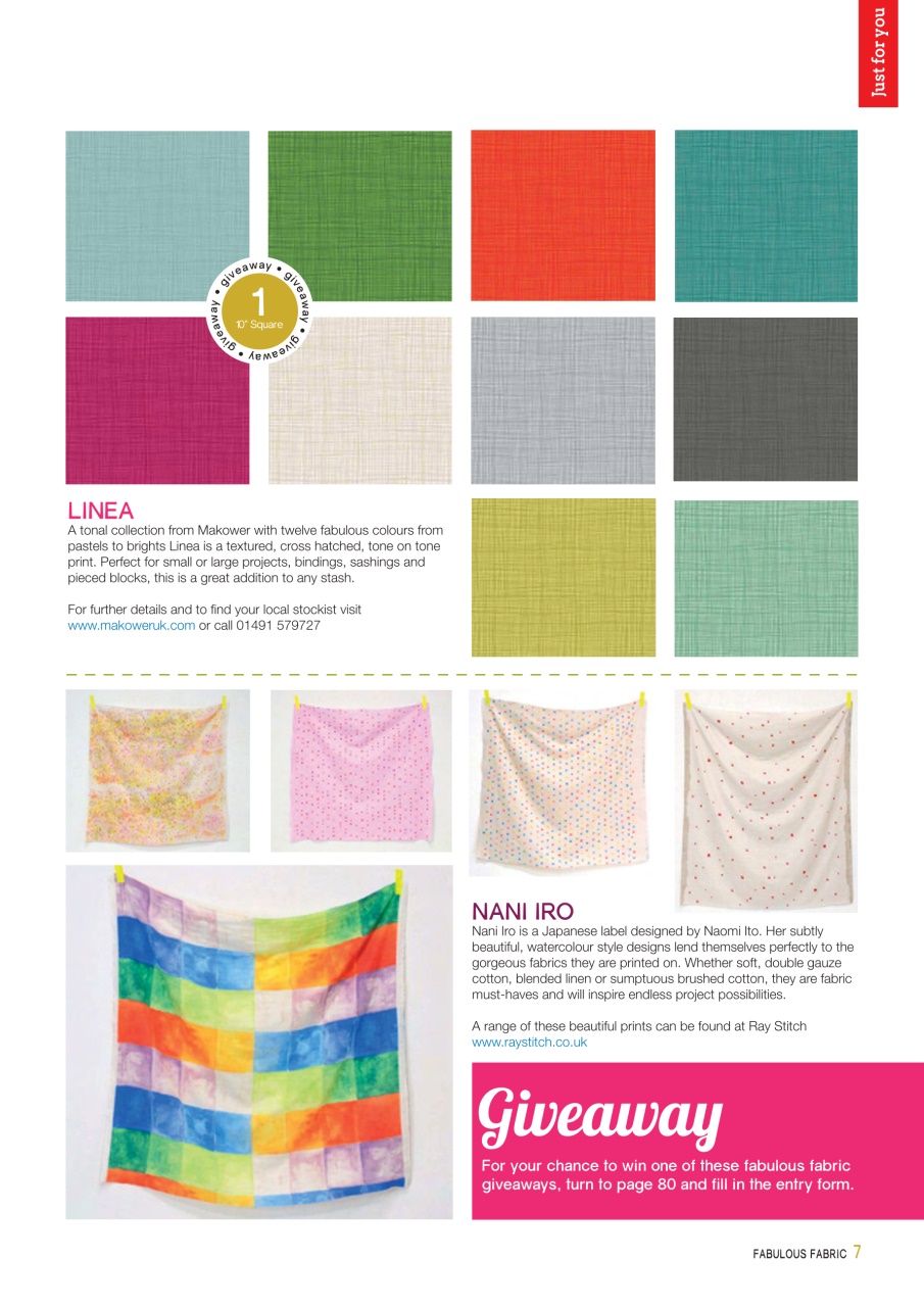 Patchwork and Quilting Preview Pages