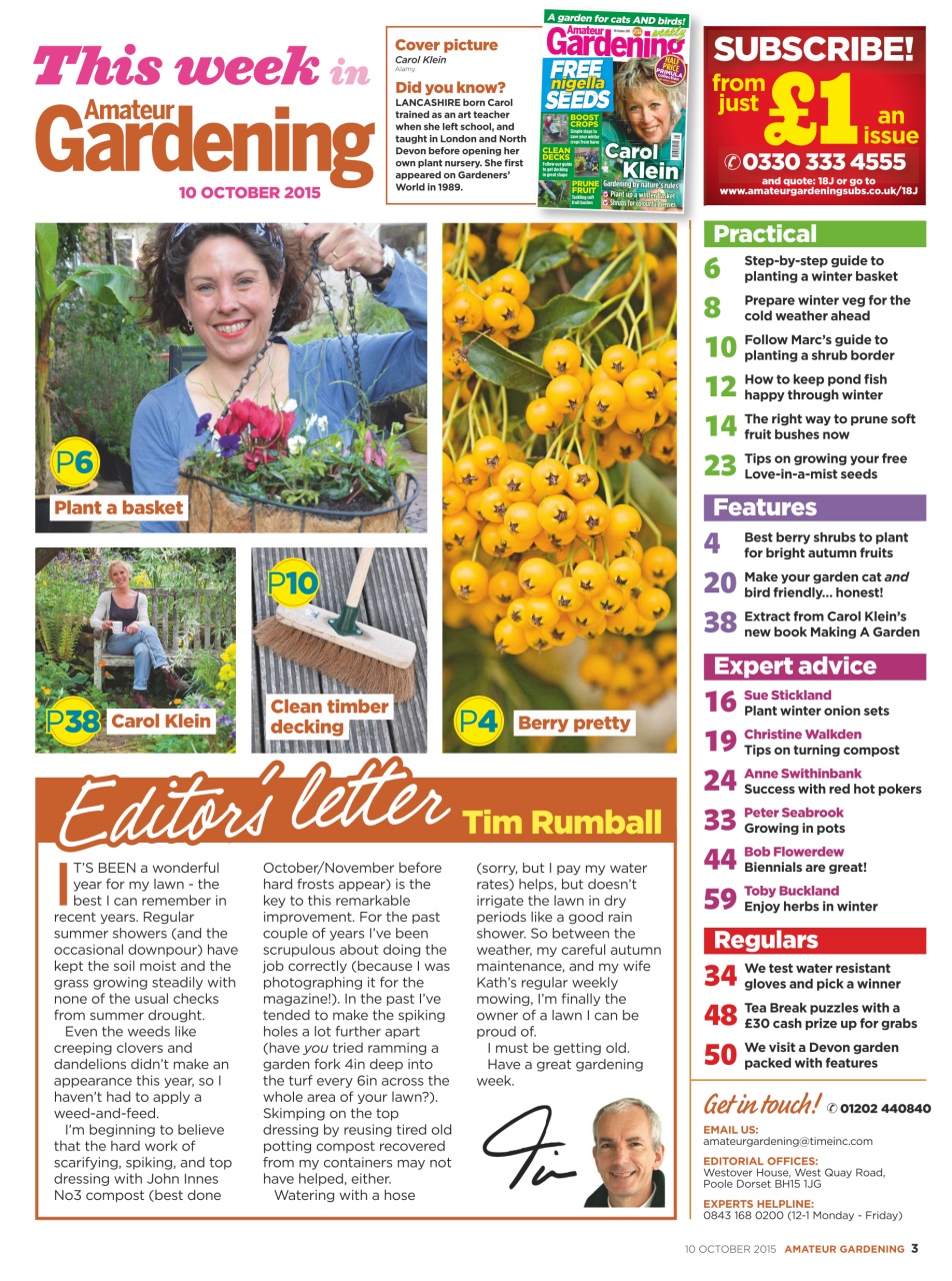 Amateur Gardening Preview Pages