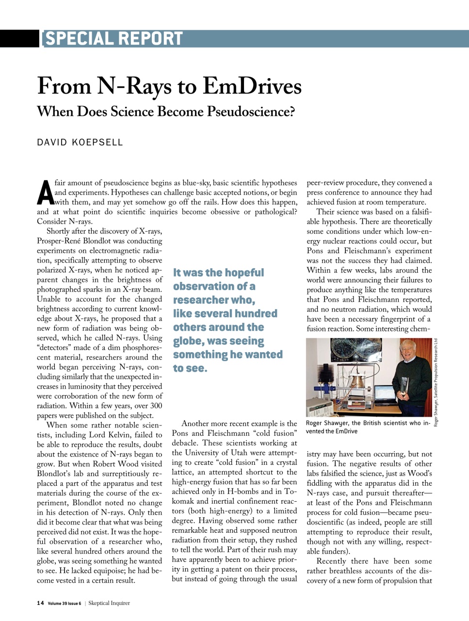 Skeptical Inquirer Preview Pages