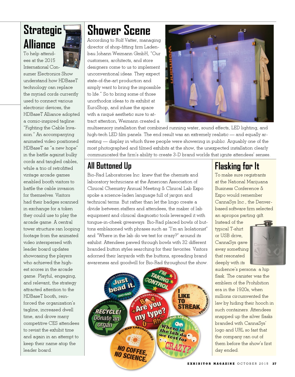 EXHIBITOR Magazine Preview Pages