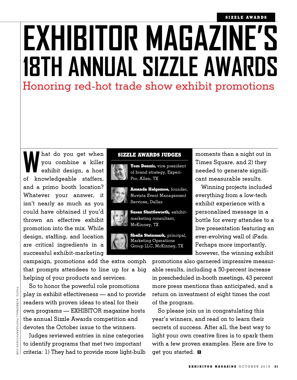 EXHIBITOR Magazine Preview Pages
