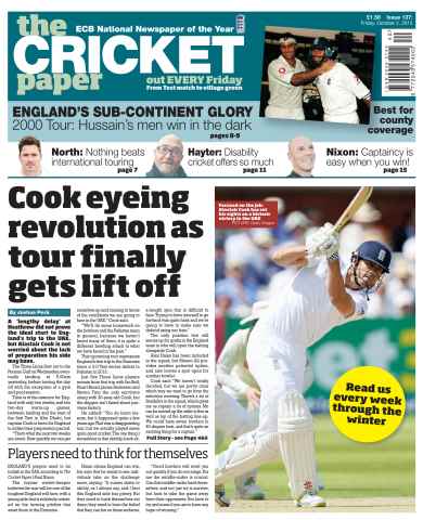 The Cricket Paper issue 2nd October 2015