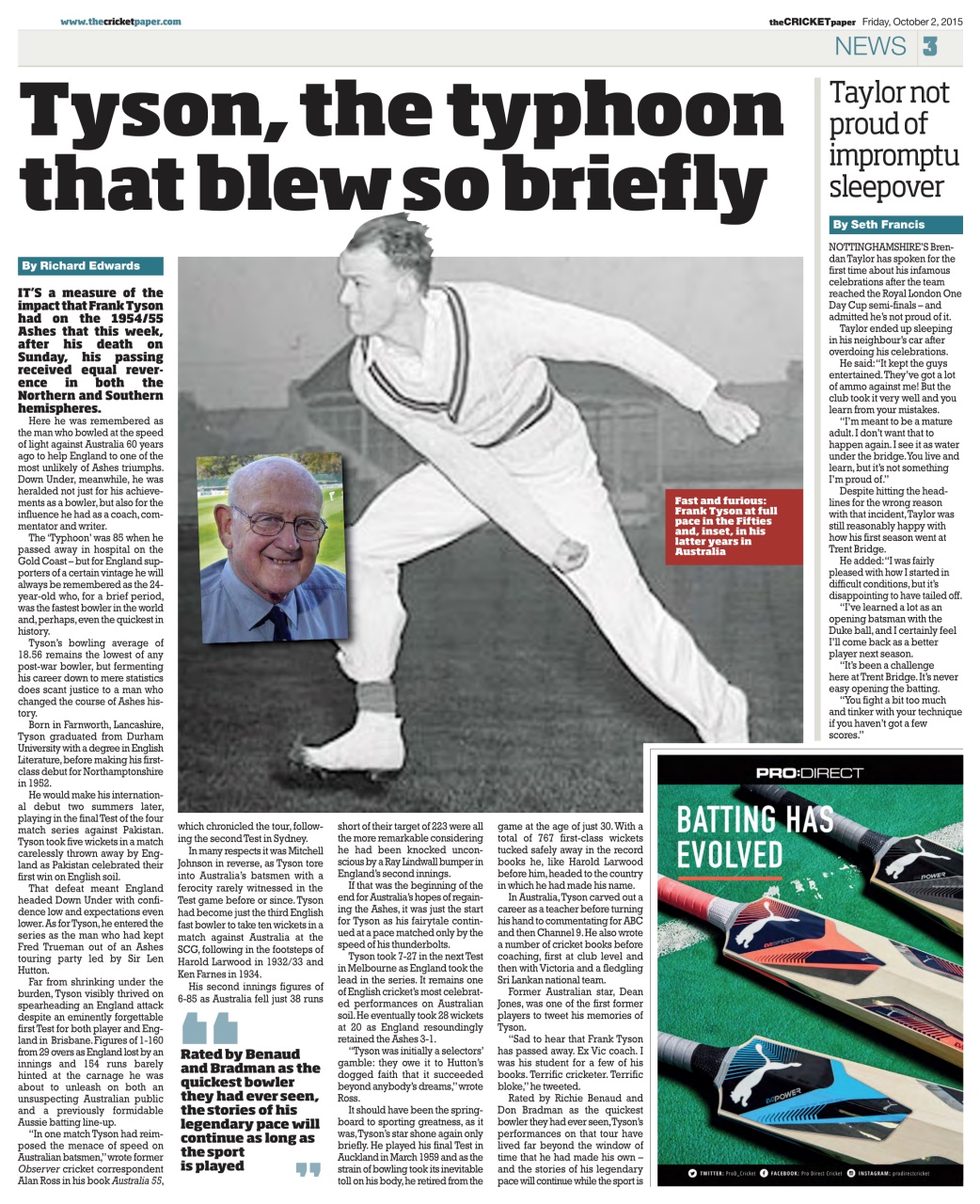The Cricket Paper Preview Pages