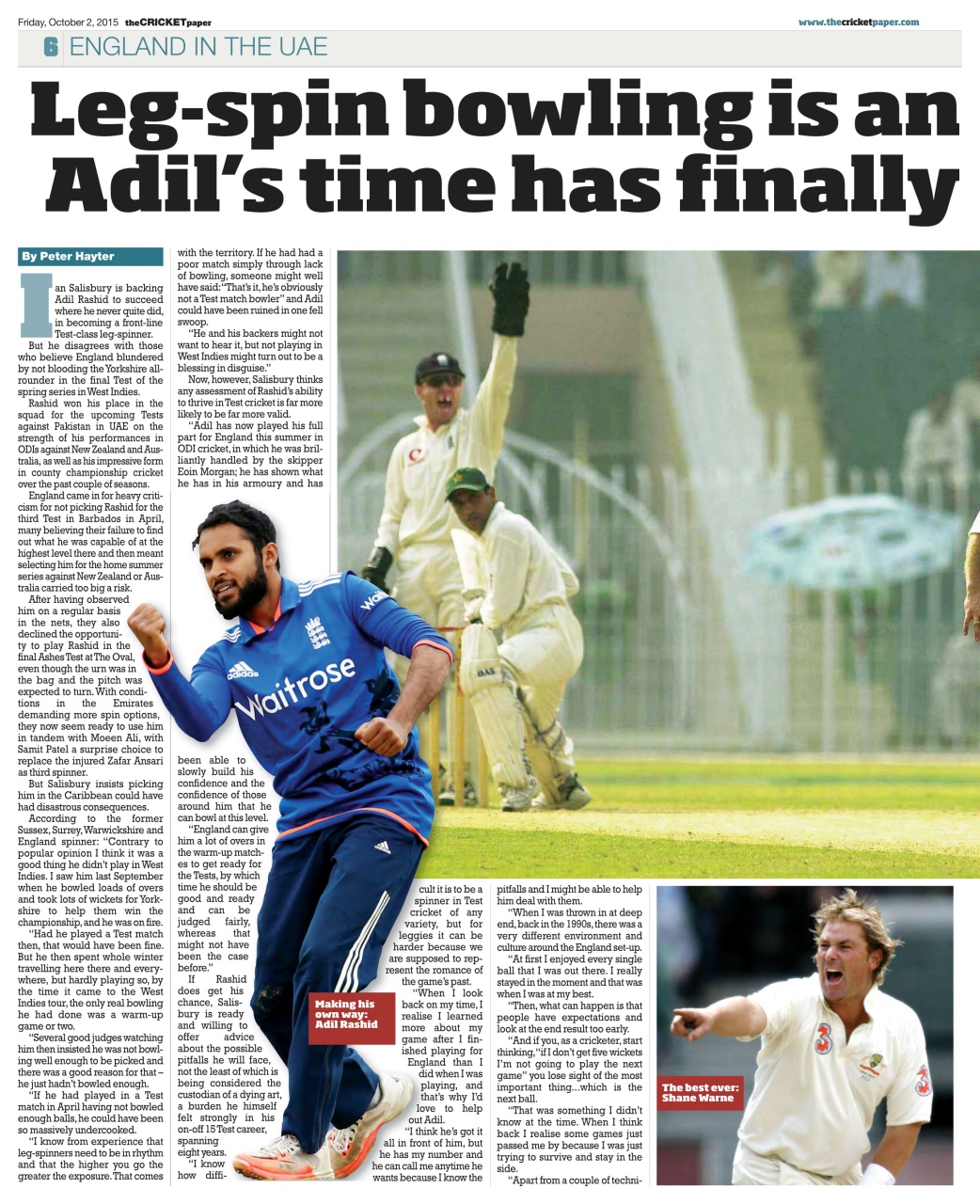 The Cricket Paper Preview Pages