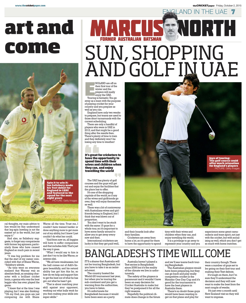 The Cricket Paper Preview Pages