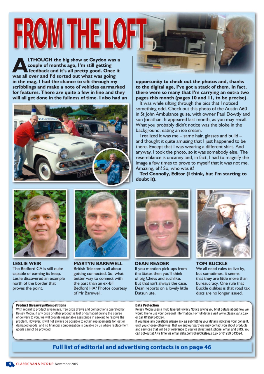 Classic Van & Pick-up Preview Pages