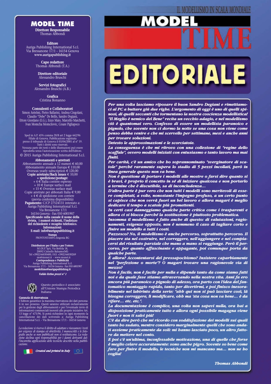 Model Time Preview Pages