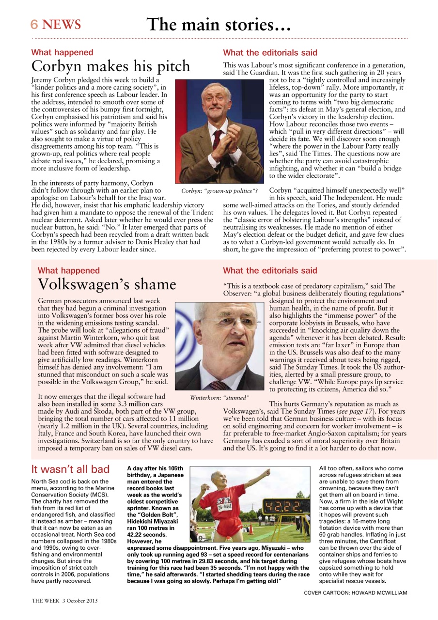 The Week Preview Pages