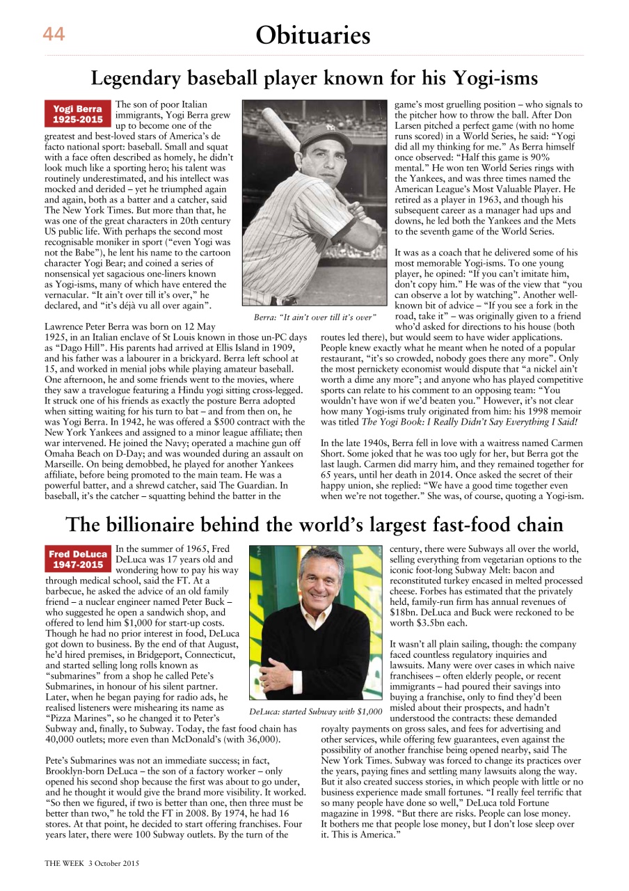 The Week Preview Pages