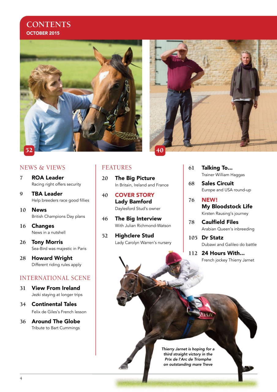 The Owner Breeder Preview Pages