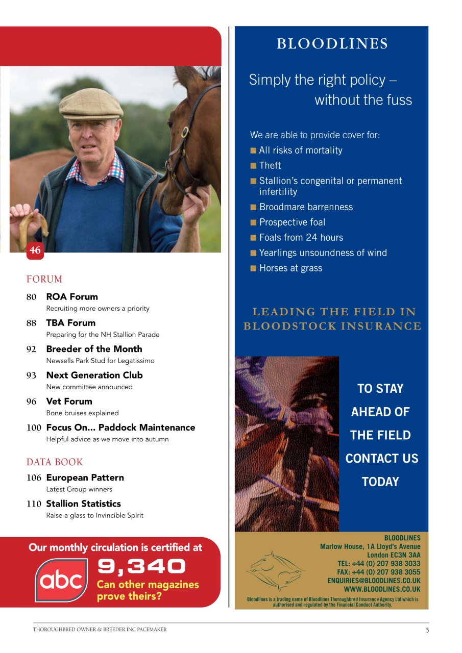 The Owner Breeder Preview Pages