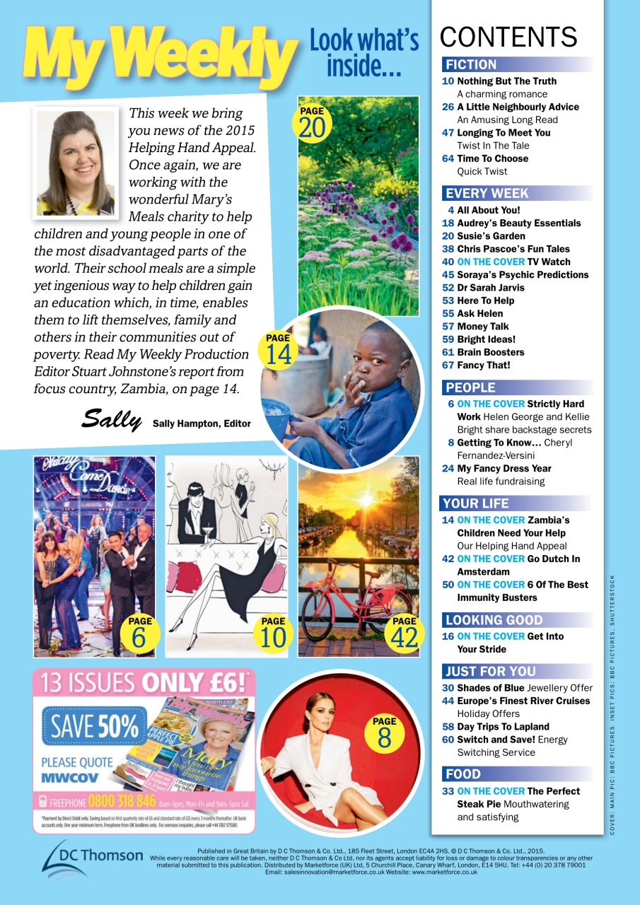 My Weekly Preview Pages