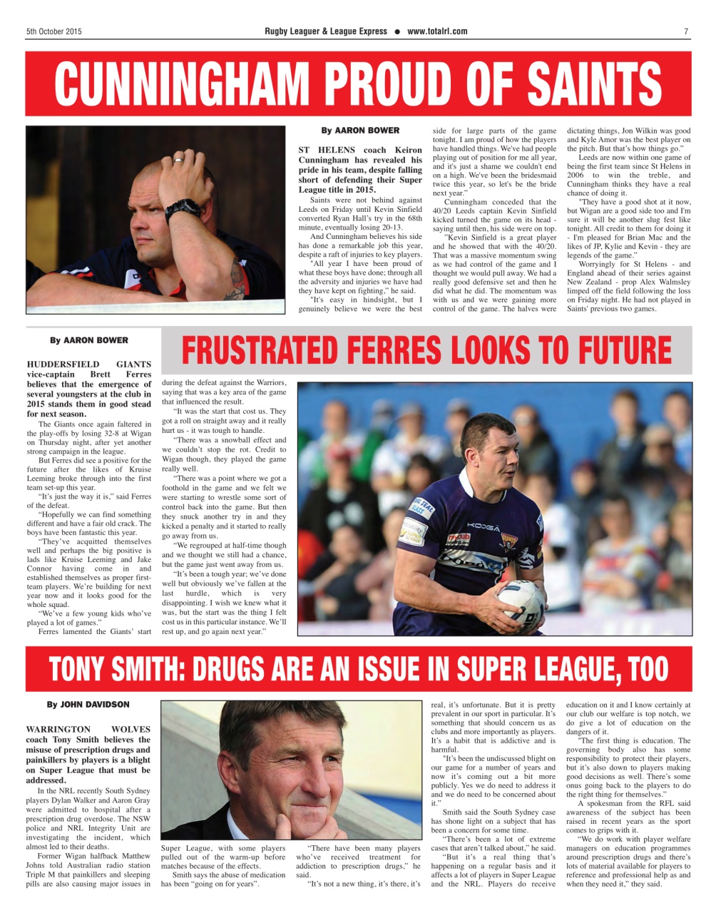 League Express Preview Pages