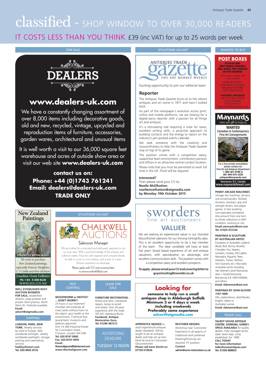Antiques Trade Gazette Preview Pages