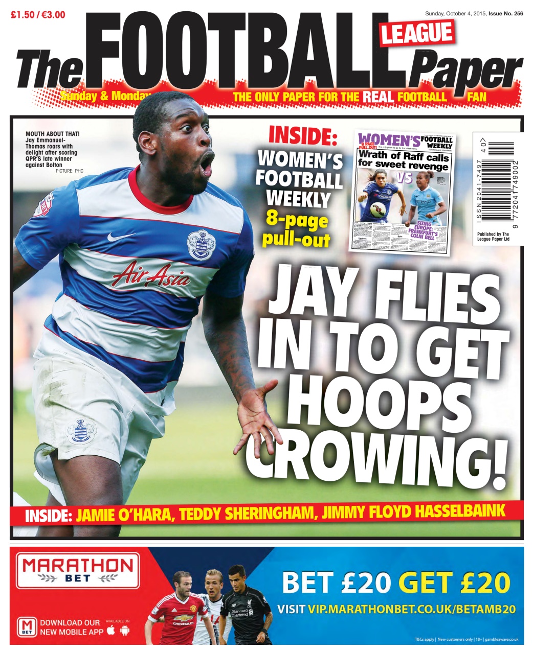 The Football League Paper Preview Pages