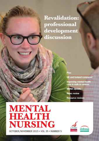 Mental Health Nursing issue Mental Health Nursing October/November 2015