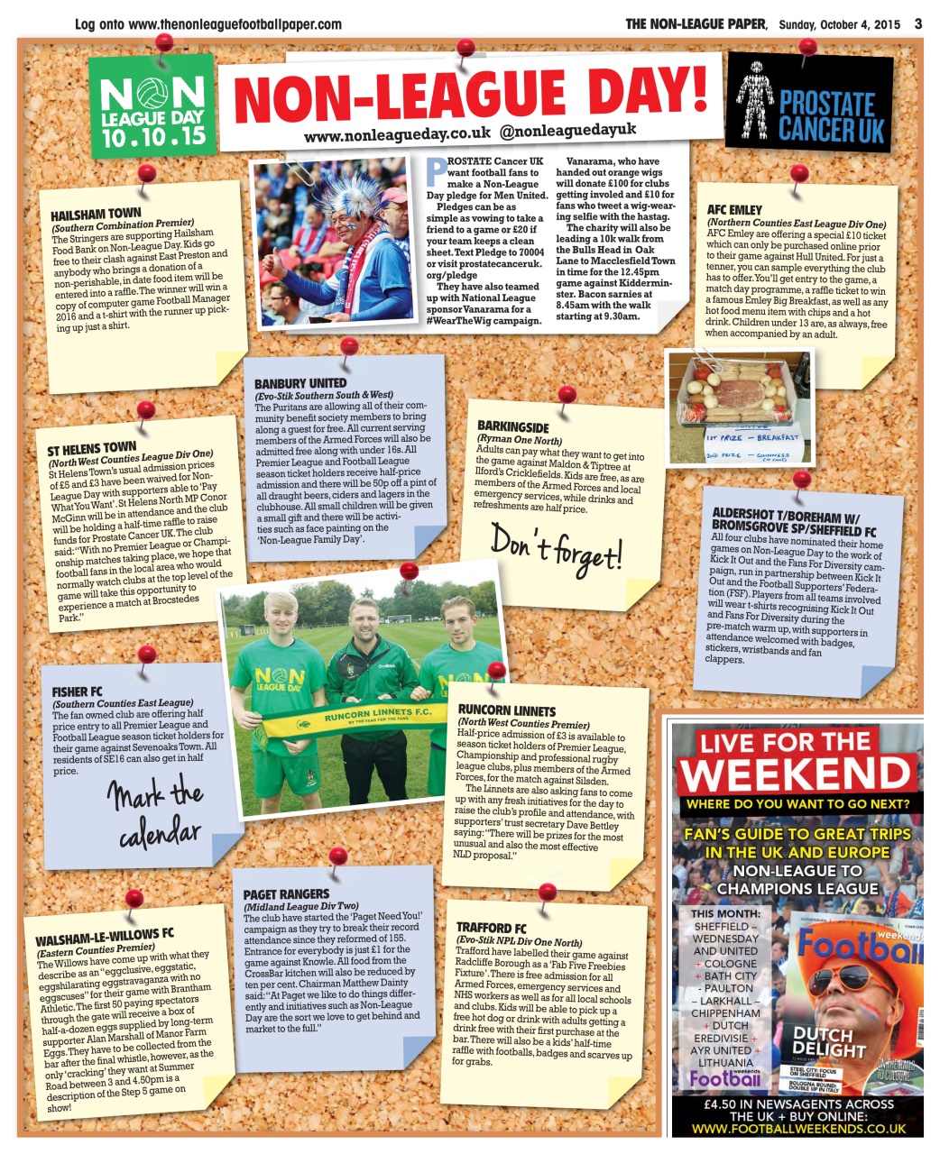 The Non-League Football Paper Preview Pages