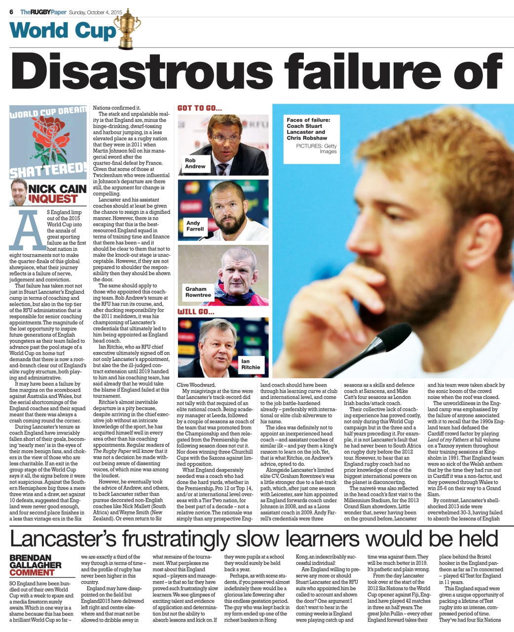 The Rugby Paper Preview Pages