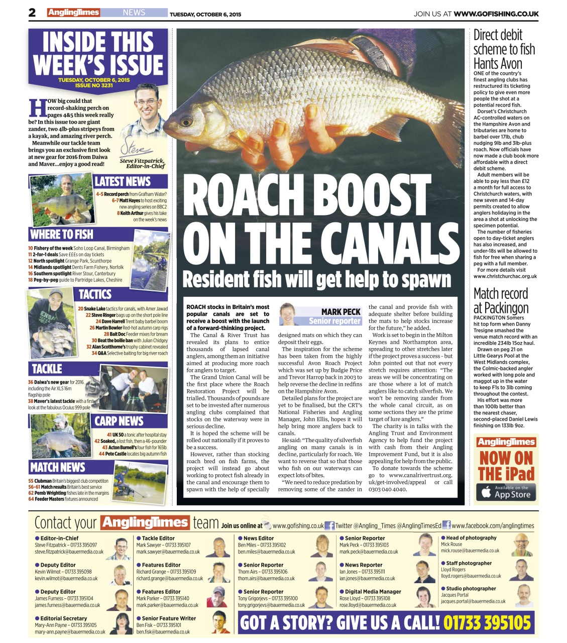 Angling Times Preview Pages