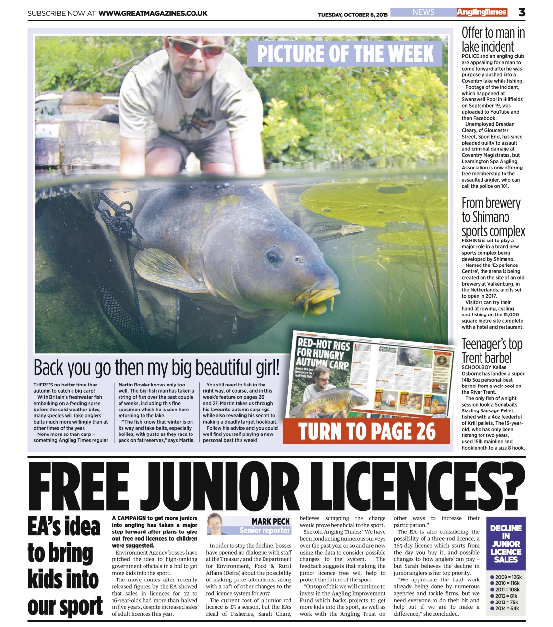 Angling Times Preview Pages