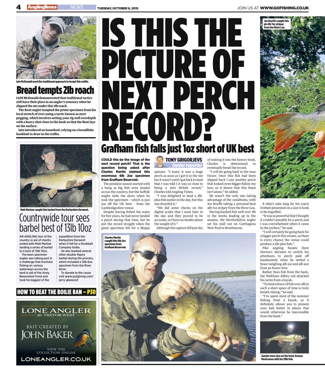 Angling Times Preview Pages