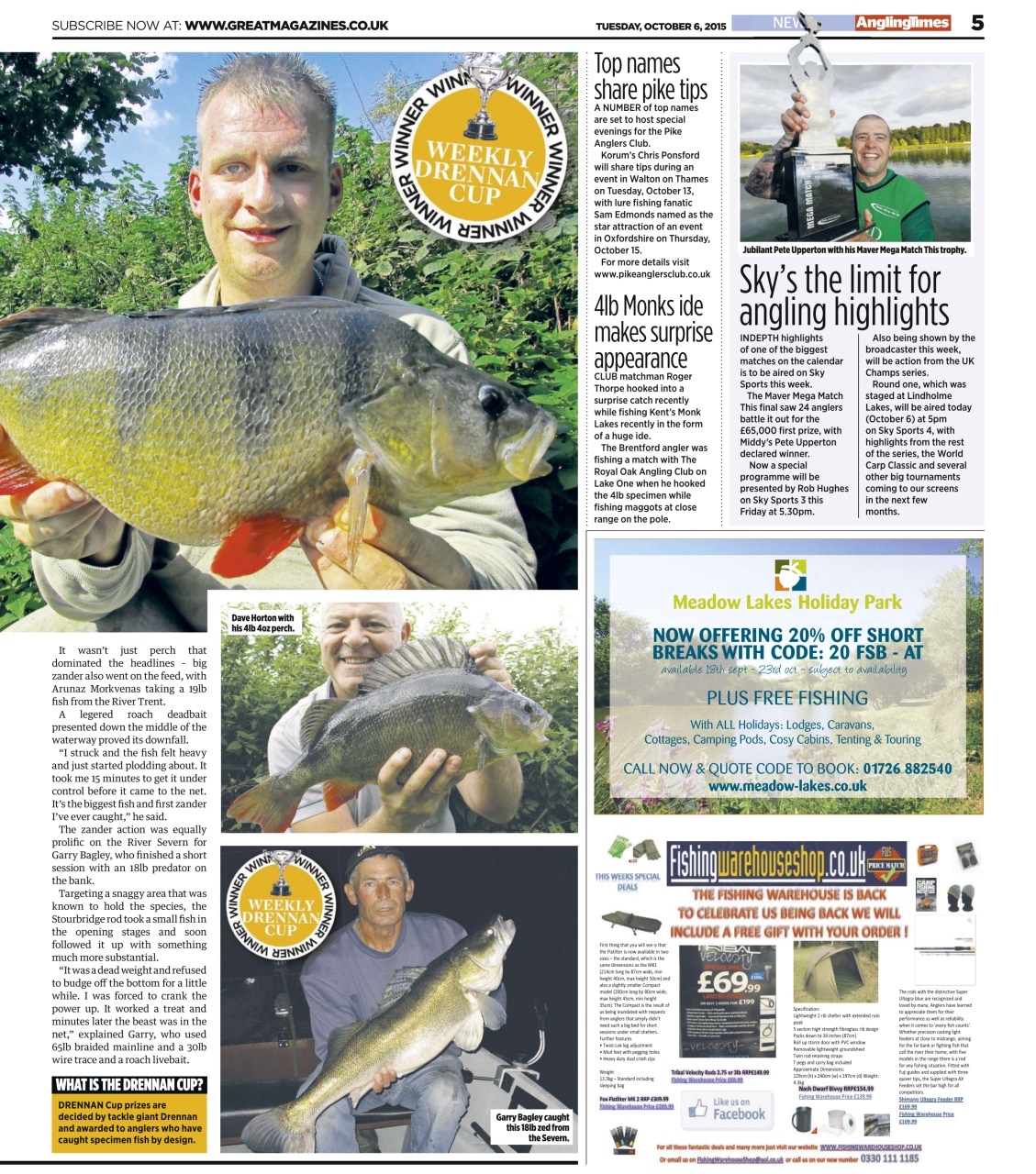 Angling Times Preview Pages