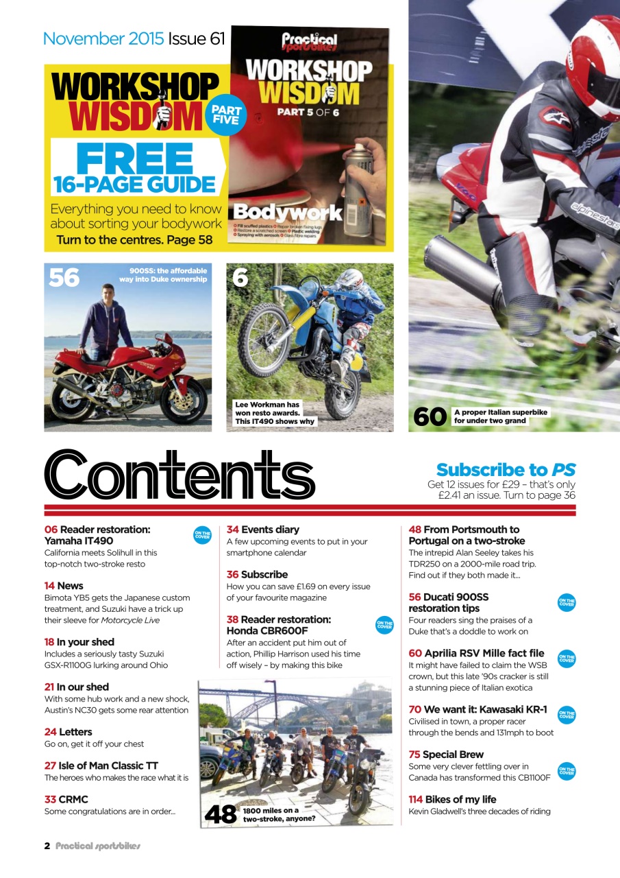 Practical Sportsbikes Preview Pages