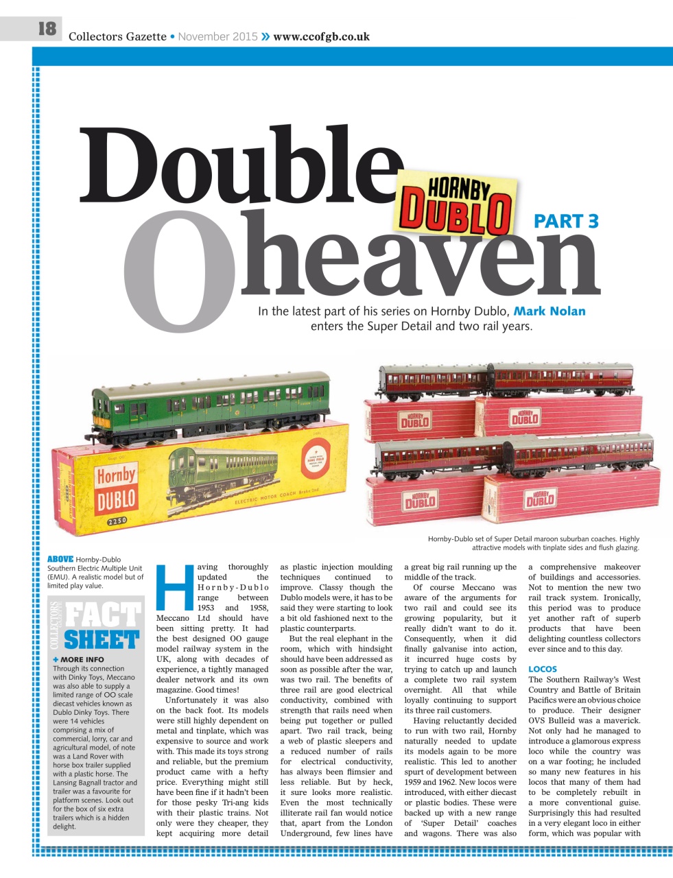 Collectors Gazette Preview Pages