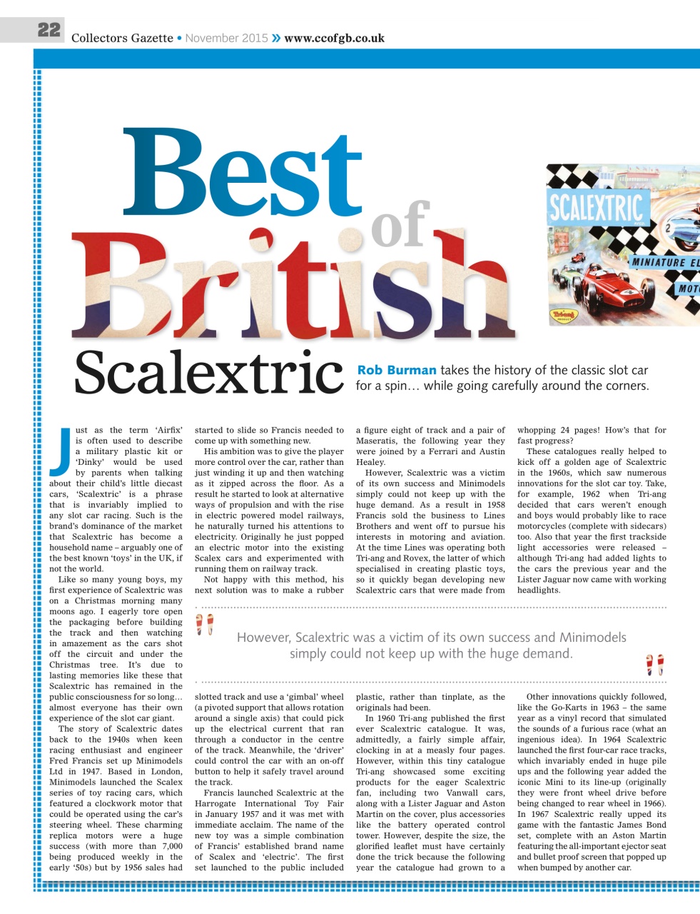 Collectors Gazette Preview Pages