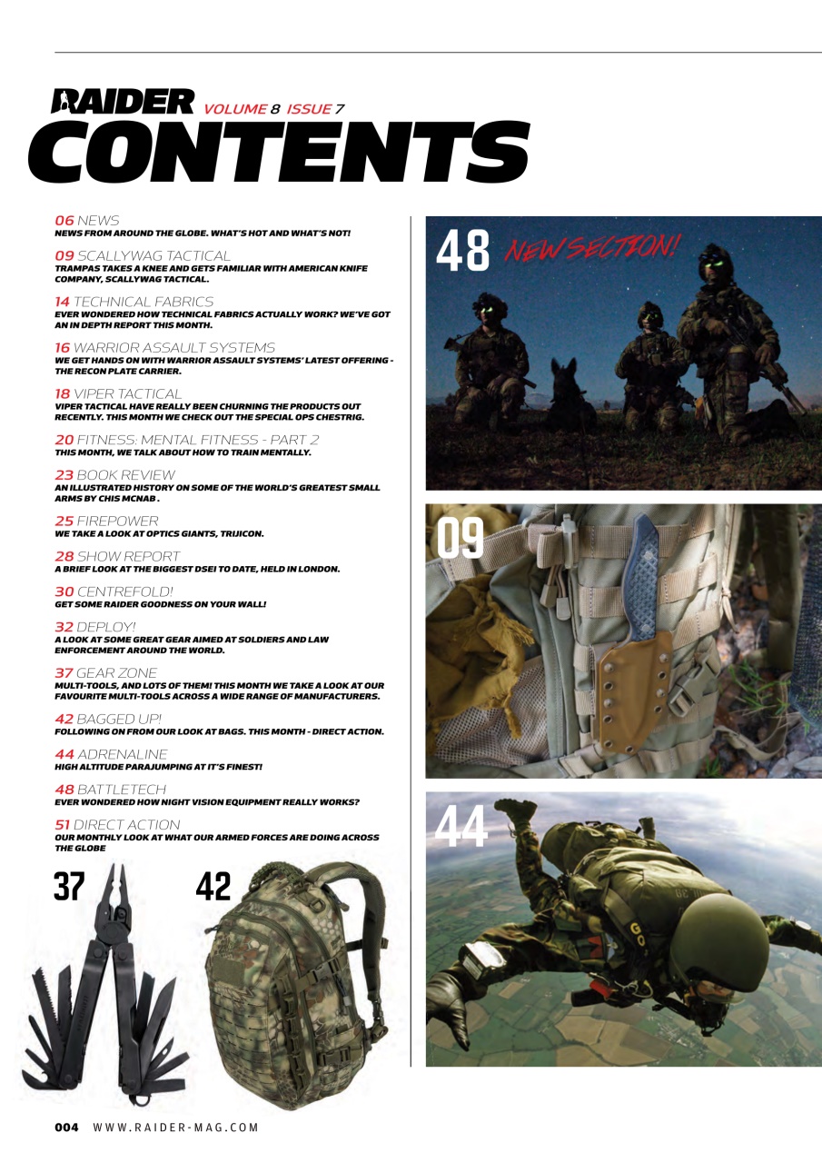 Raider Preview Pages