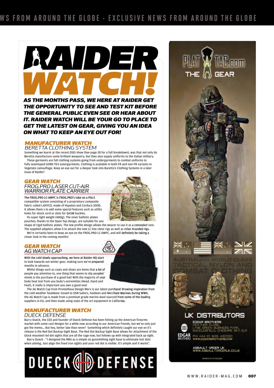 Raider Preview Pages